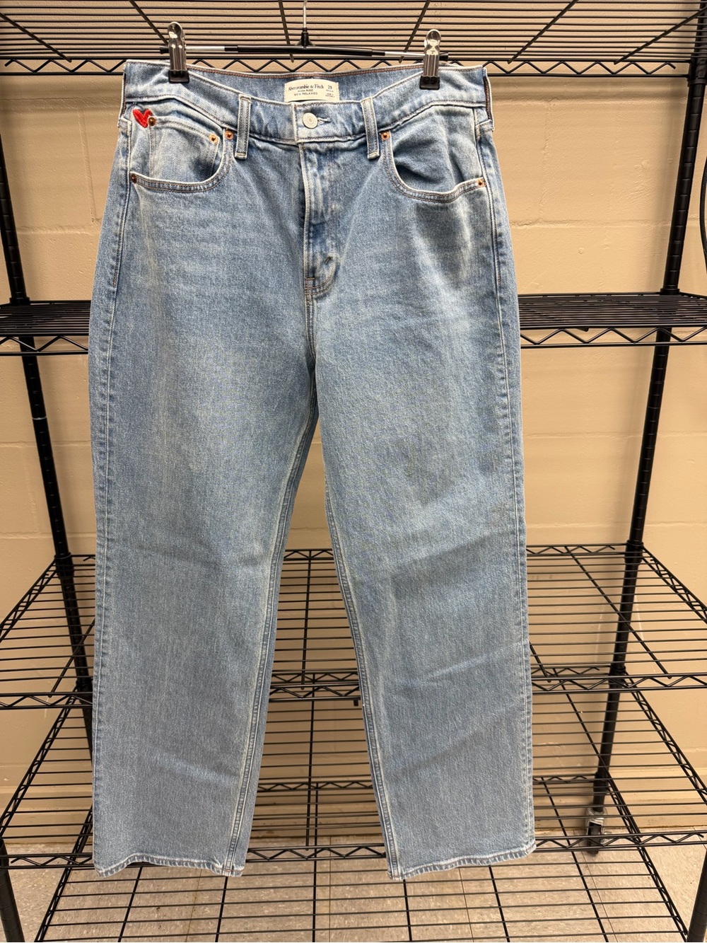 Abercrombie & Fitch Light Blue High-Rise Women's Jeans